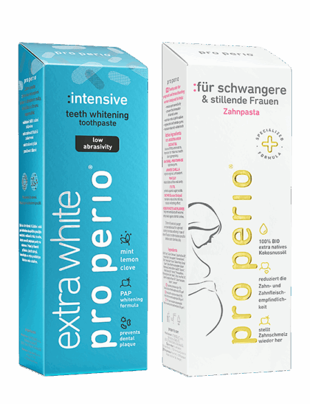Set: :intensive teeth whitening toothpaste + :for pregnant and breastfeeding women