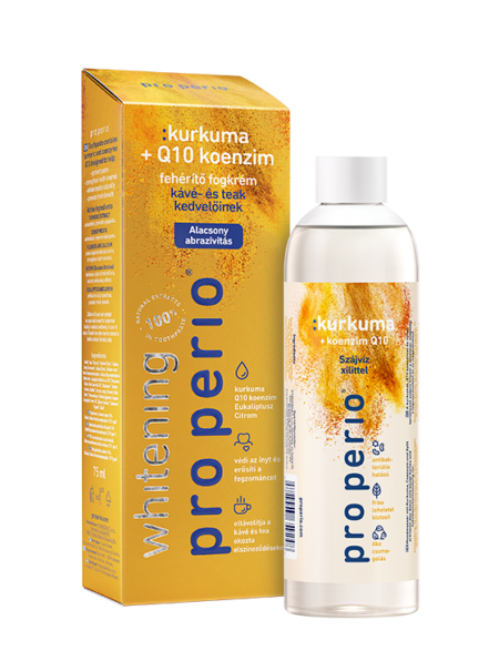 Antibacterial toothpaste + mouthwash set :turmeric & coenzyme Q10