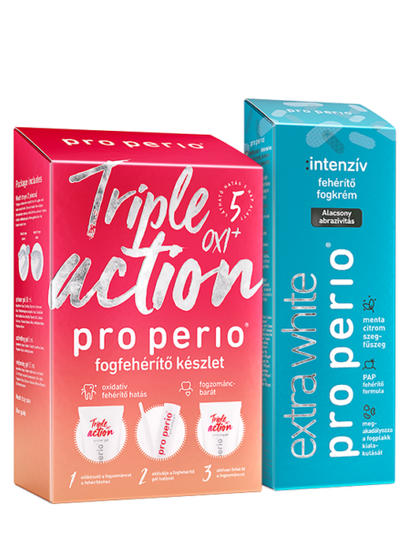 At home whitening set Triple action OXI+ :intensive
