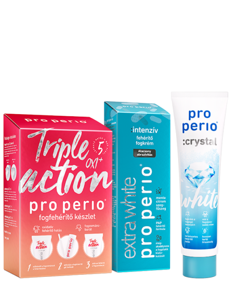 Whitening set EXTRA Triple action OXI+ :intensive + :crystal white