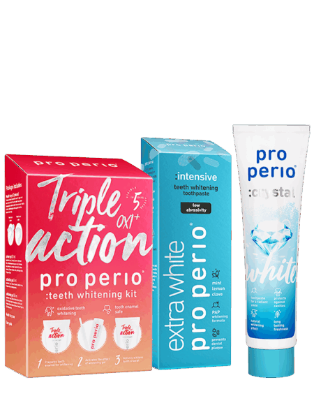 Whitening set EXTRA Triple action OXI+ :intensive + :crystal white
