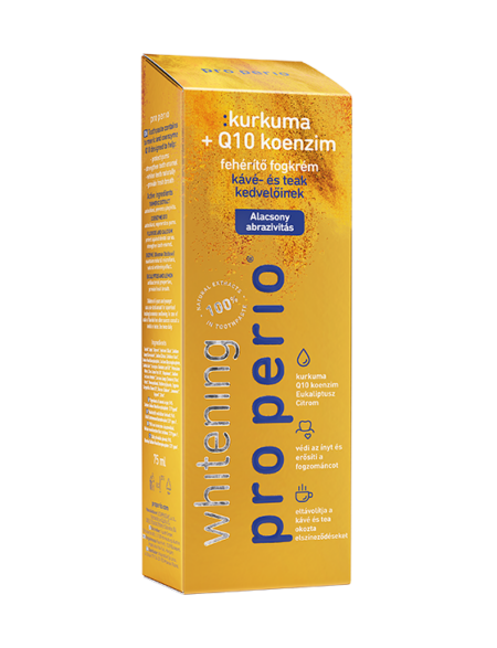 Aufhellungszahnpasta :kurkuma + Coenzym Q10